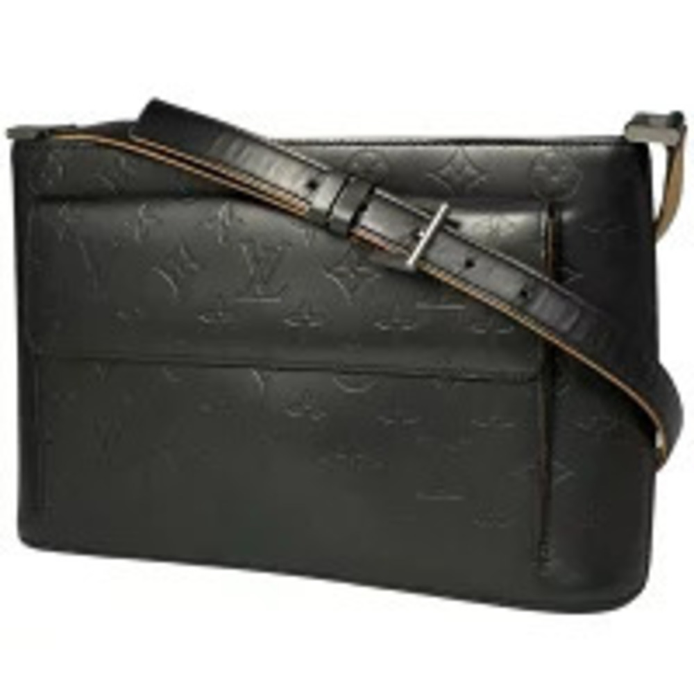 Louis Vuitton Alston Shoulder Bag Monogram Matte Noir Black